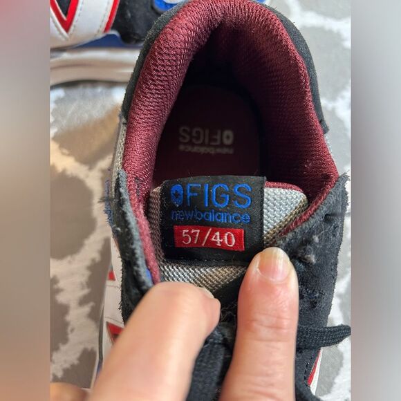 New Balance Collab w FIGS Red and Blue Athletic Shoes with Mesh and Suede comfy - Picture 2 of 13